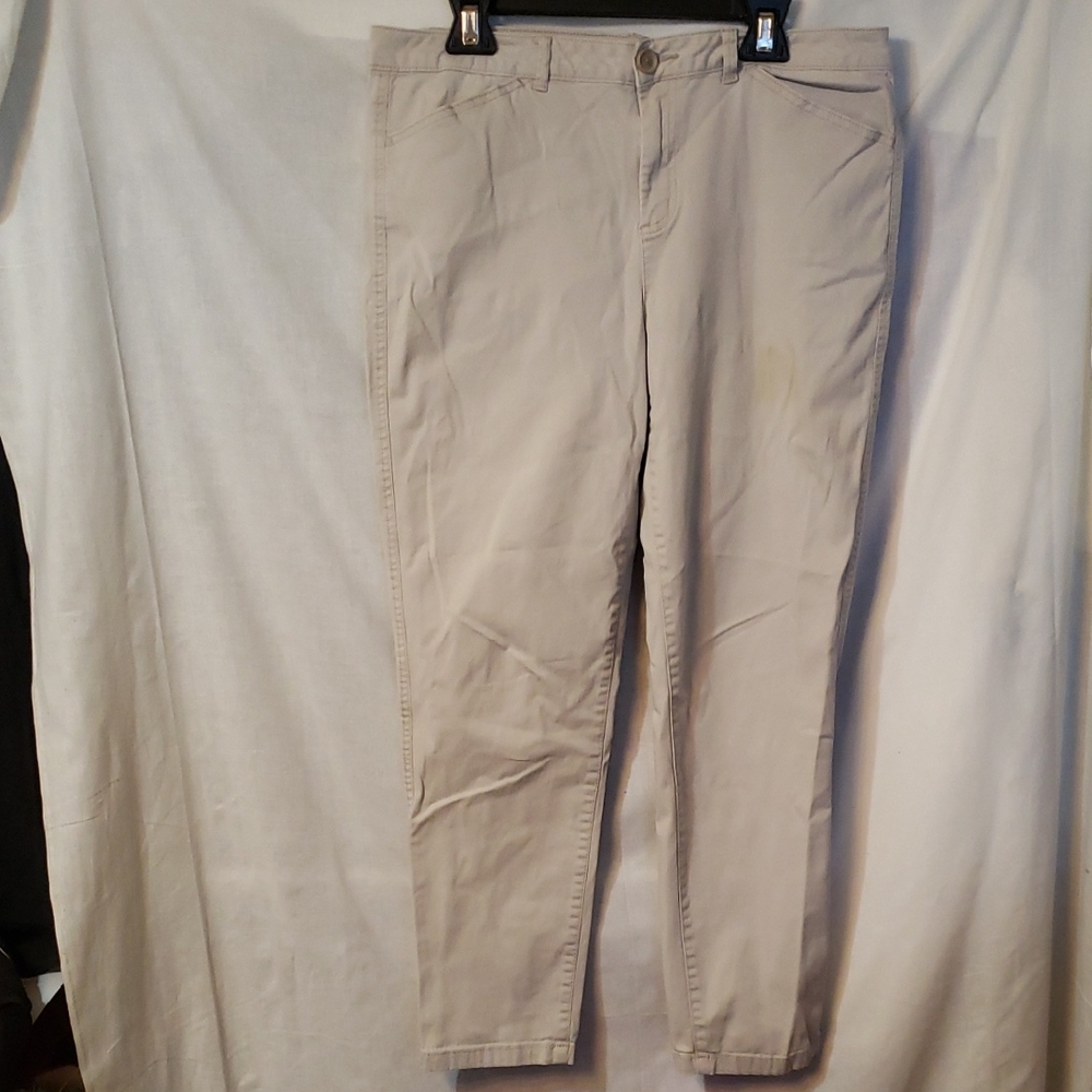 Cleo Beige Casual Pants